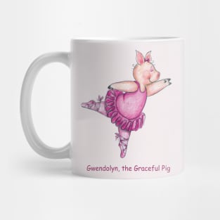 Gwendolyn the Graceful Pig Mug